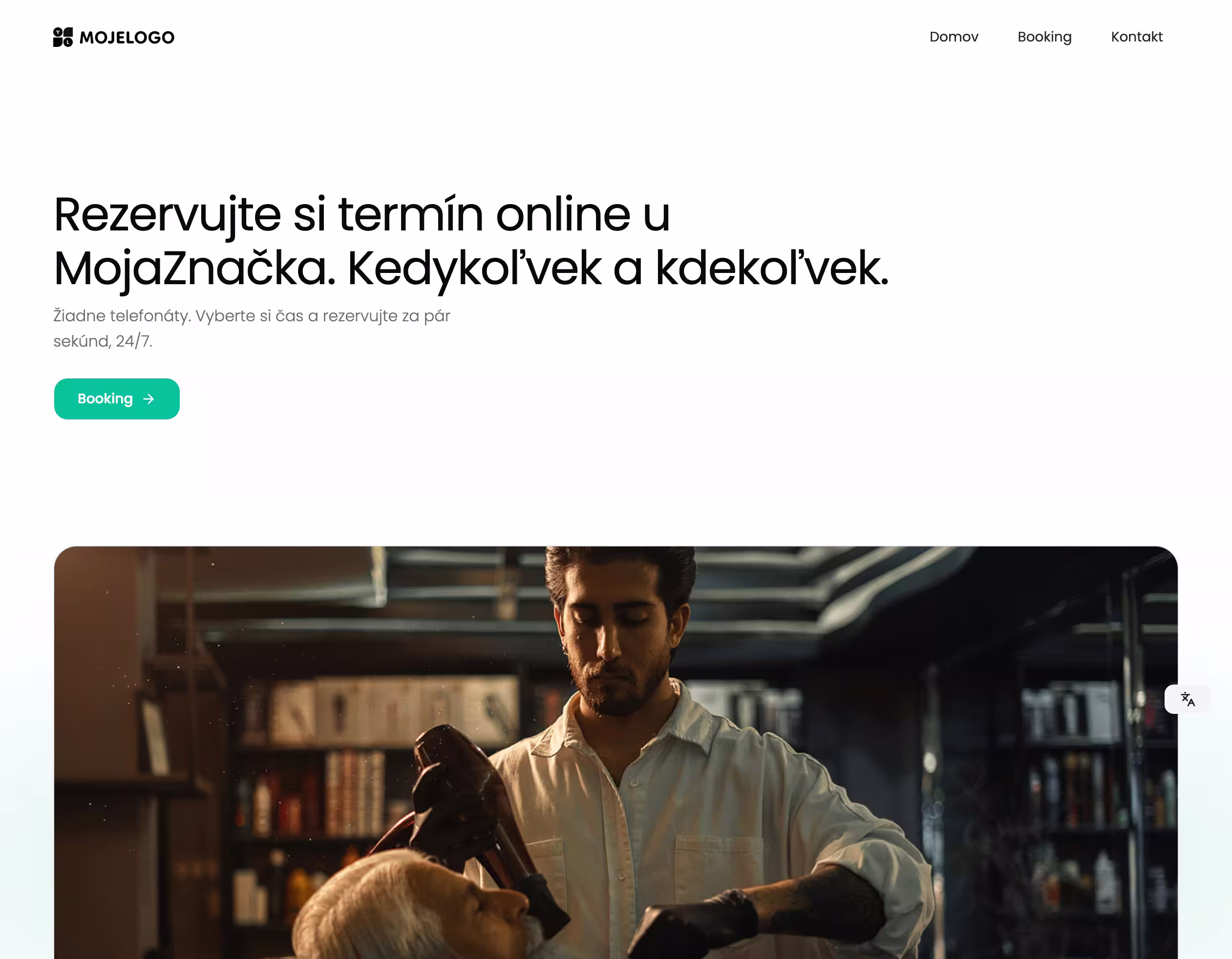Náhľad online rezervačného rozhrania BookHook